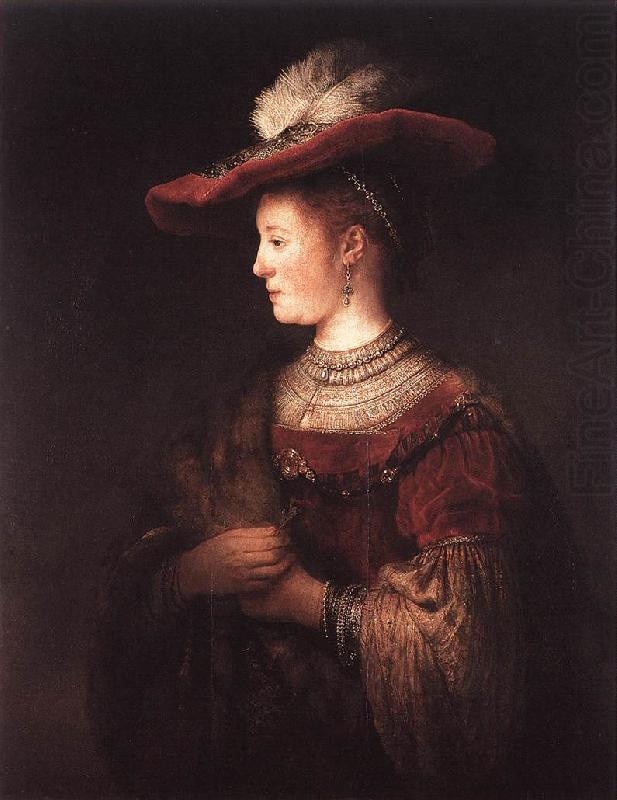 Saskia in Pompous Dress dfy, REMBRANDT Harmenszoon van Rijn